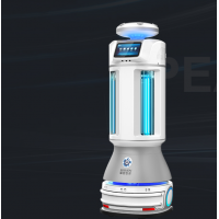 花生消毒機(jī)器人 擎朗機(jī)器人 室內(nèi)消毒機(jī)器人