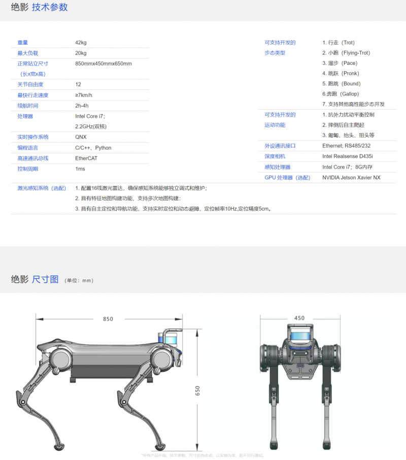 四足機器人