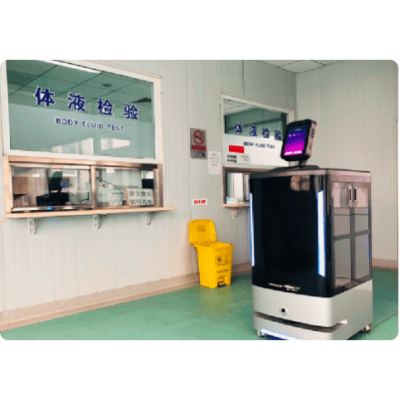 健康小屋招待服務機器人---智能服務豹小遞Max遞送機器人